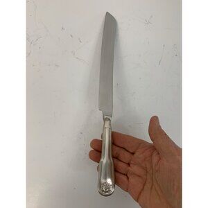 VTG Silver Cake Knife Bridalake Stainless Steel Wedding  Japan 12.5" 8820